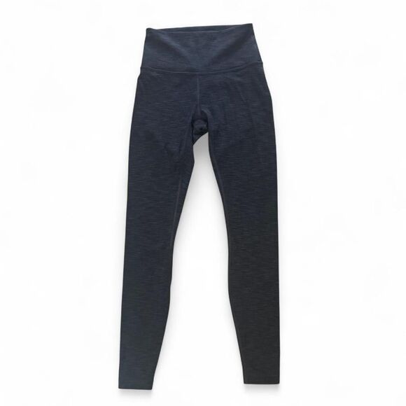 lululemon athletica Pants - Lululemon High Rise Leggings 28" - Grey - Like New, Fast Shipping